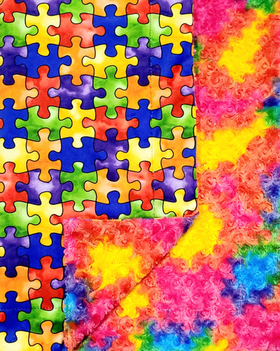 Puzzle with Rainbow Rosette