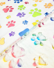 Load image into Gallery viewer, Rainbow Paws with Rainbow Embossed Paws