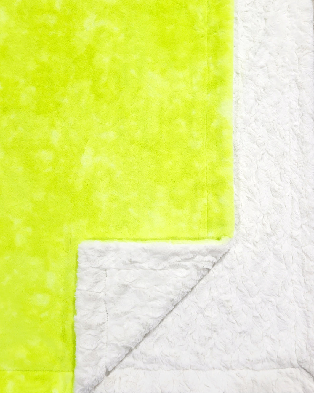 60x90 Neon yellow speckle with ivory bella