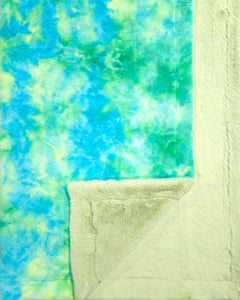 60x72 Lemon Cotton Candy with Tender Green Whispy