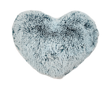 Load image into Gallery viewer, Mallard Frosted Shagg Heart Pillow