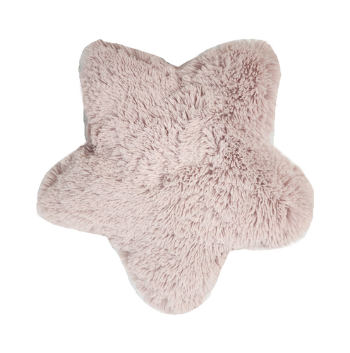 Rosewater Shagg Star Pillow