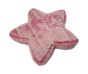 Bright Rose Frosted Koala Star Pillow