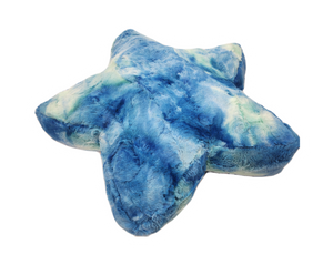 Blue Glow Sorbet Star Pillow