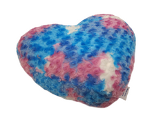 Load image into Gallery viewer, Cotton Candy Rosette Heart pillow