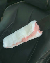 Load image into Gallery viewer, 2 Seatbelt Covers -  Adobe Blush Whispy and Natural Seal