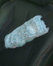 Load image into Gallery viewer, 2 Seatbelt Covers - Agave Frosted Kodi and Agave Cora Whispy
