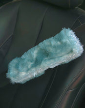 Load image into Gallery viewer, 2 Seatbelt Covers - Agave Frosted Kodi and Agave Cora Whispy