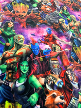 Load image into Gallery viewer, Guardian's of the Galaxy Print with Grape Jam Bunny Fusion
