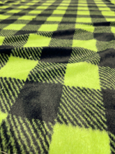 Load image into Gallery viewer, Lime Lux Buffalo Check with Green Buffalo Check