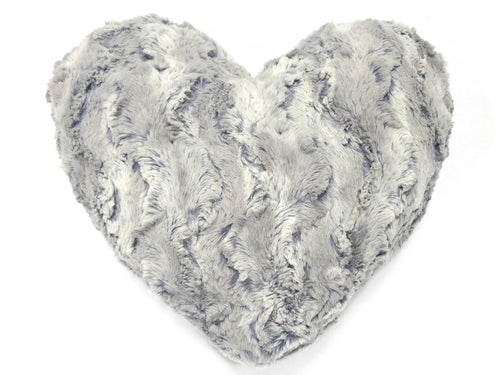Silver Lining Rabbit Heart Pillow