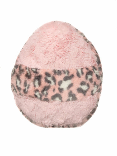 Pink Leopard Seal and Pink Bella Egg Pillow